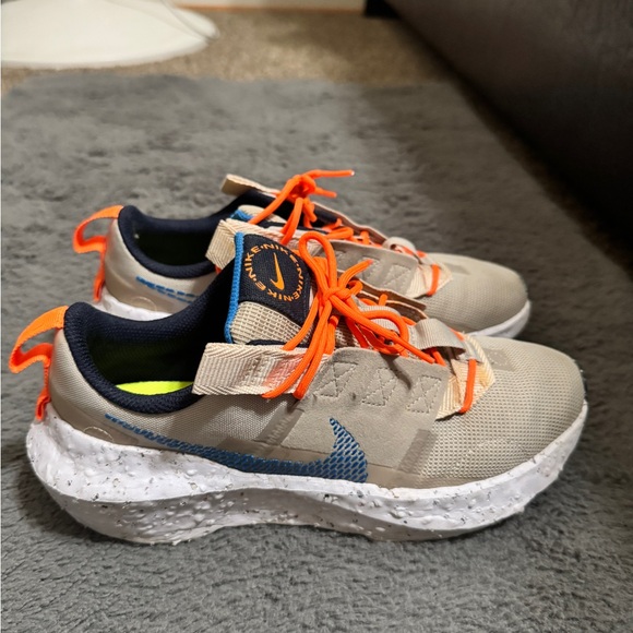 Nike Shoes - Nike Kids Shoes in Tan and Orange